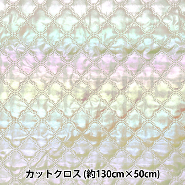 الأقمشة "لحاف وميض" قماش مقطوع تقريبا. 135 × 50 سم المغربي الأبيض C-Q5596-3A"