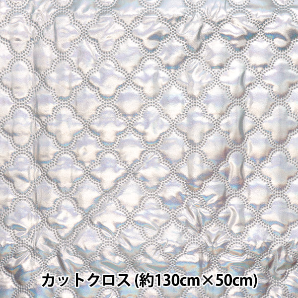 الأقمشة "لحاف وميض" قماش مقطوع تقريبا. 135 × 50 سم الفضة المغربية C-Q5596-3e"