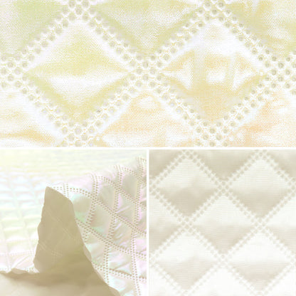 生地 『トゥインクルキルト カットクロス 約135×50cm コウシ ホワイト C-Q5596-4A』