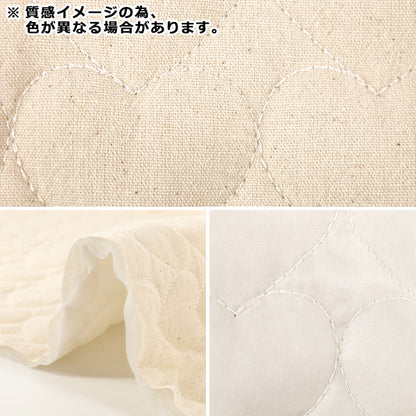 生地 『ナチュラルキルト カットクロス 約130×50cm ベージュ C-9517-1B』
