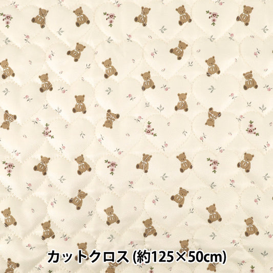 織物 "喷墨印花绗缝白熊130cm× Q9522-1A”