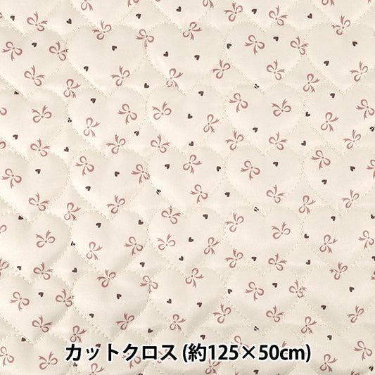 織物 "喷墨印花被子 絲帶 白色130cm×50cm Q9522-2A”