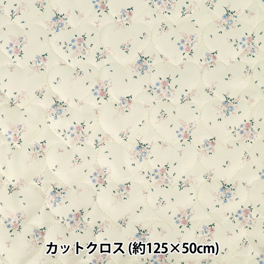 織物 "喷墨印花被子花奶油130cm× Q9522-3B”