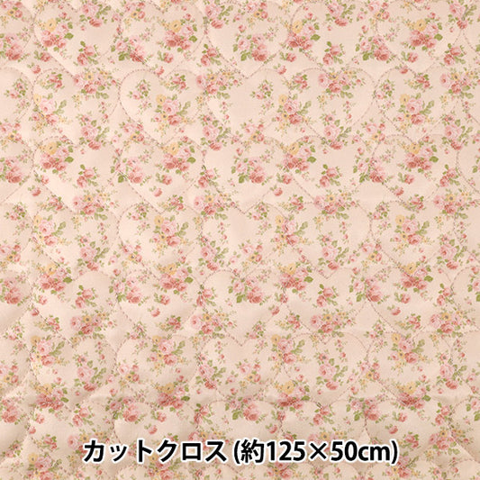 織物 "喷墨印花被子花象牙色130cm× Q9522-5B”