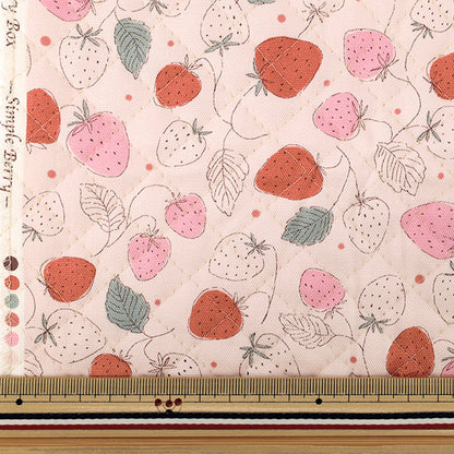生地 『カラフルキャンバス キルト シンプルベリー カットクロス 約105×80cm ピンク QCOCA-JBB-PI』 KOKKA コッカ