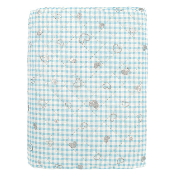 生地 『カラフルキャンバス キルト シンプルベリーSハート カットクロス 約105×80cm サックス QCOCA-SH2-SA』 KOKKA コッカ