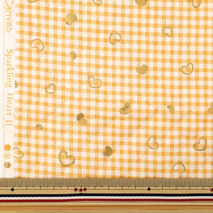 生地 『カラフルキャンバス キルト シンプルベリーSハート カットクロス 約105×80cm オレンジ QCOCA-SH2-OR』 KOKKA コッカ