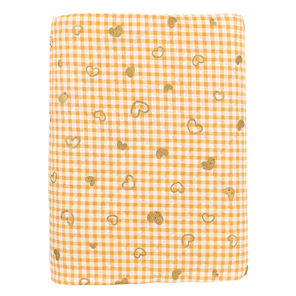 生地 『カラフルキャンバス キルト シンプルベリーSハート カットクロス 約105×80cm オレンジ QCOCA-SH2-OR』 KOKKA コッカ
