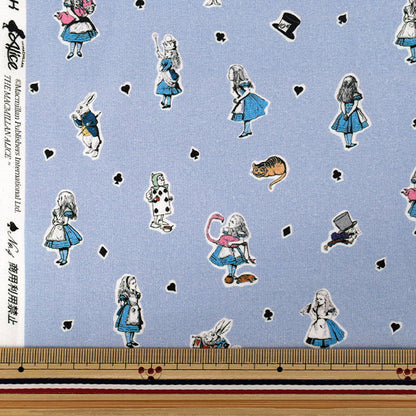 [Anzahl ab 5] Stoff "Macmillan Alice 60Rasen Immer neugierigeres Blau AF-1000-4B“