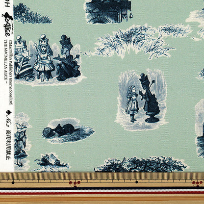 【수량 5부터】 천・원단 "맥밀란 앨리스 옥스 Looking-glass Land 그린 AF-1010-2C』