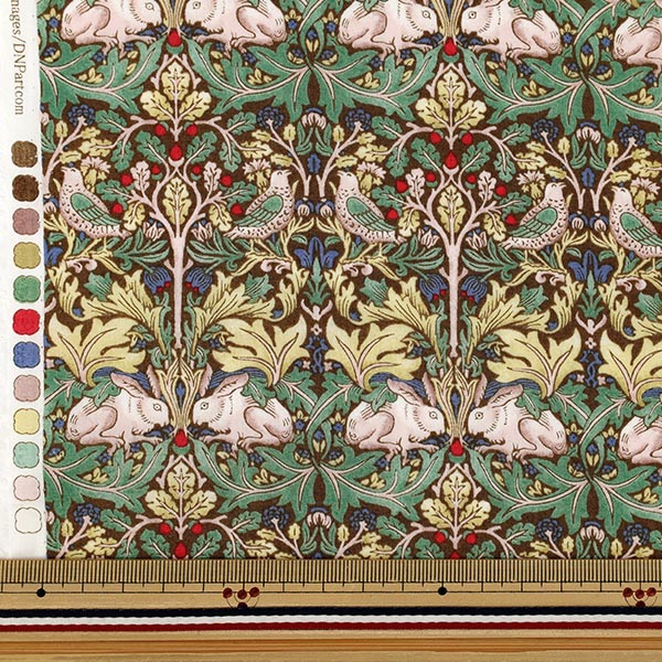[Quantità da 5] Tessuto 『Morris Heritage 80』Prato Fratelli Coniglio Cammello AF-1110-2A”