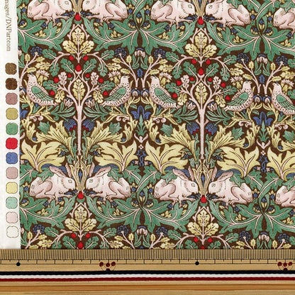 [Quantità da 5] Tessuto 『Morris Heritage 80』Prato Fratelli Coniglio Cammello AF-1110-2A”