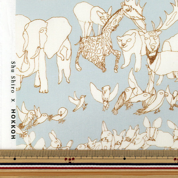 [Quantità da 5] Tessuto 『Shu Shiro 60Prato Animali Sassofono SHU-100-2C”