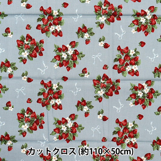 生地 『シーチング UN/NO カットクロス Very Berry 約110cm×50cm サックス C-NN2318-11C』