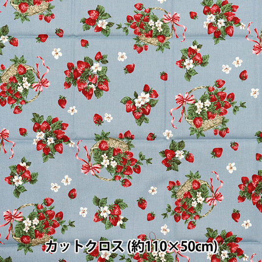 生地 『シーチング UN/NO カットクロス Very Berry 約110cm×50cm サックス C-NN2318-12C』