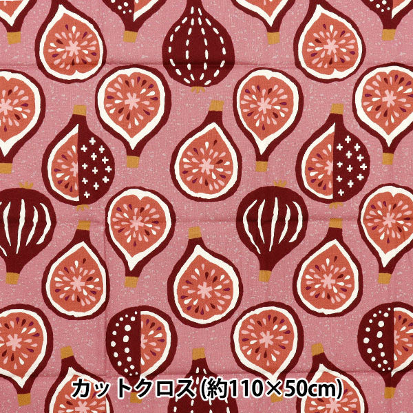 生地 『シーチング UN/NO カットクロス yumyu 約110cm×50cm ピンク C-NN2320-11C』