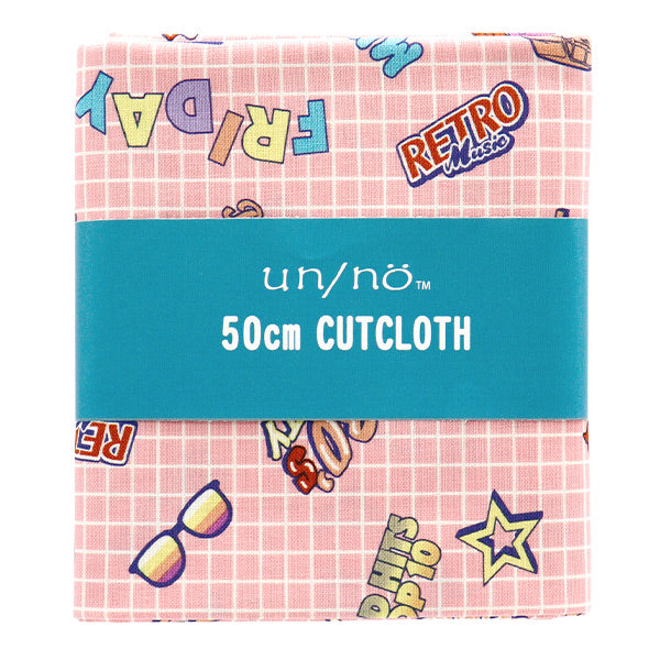 生地 『シーチング UN/NO カットクロス クリームシュプール 約110cm×50cm ピンク C-NN2323-11B』