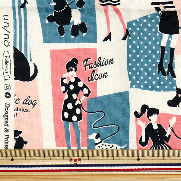 Fabric 『Sheeting UN/NO Cut Cloth Girls Approx. 110cm x 50cm C-NN2313-11A"