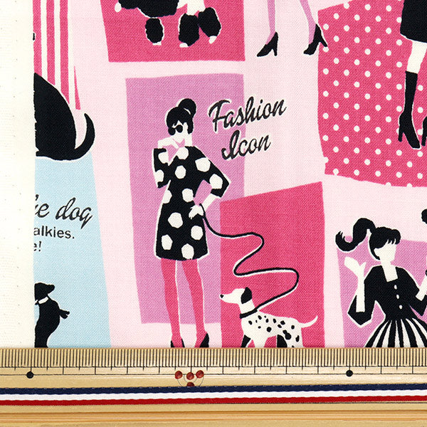 Fabric 『Sheeting UN/NO Cut Cloth Girls Approx. 110cm x 50cm C-NN2313-11B"