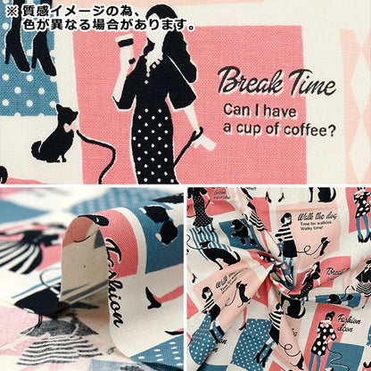 Fabric 『Sheeting UN/NO Cut Cloth Girls Approx. 110cm x 50cm C-NN2313-11B"