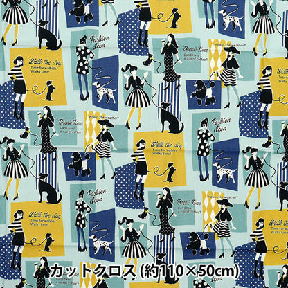 Fabric 『Sheeting UN/NO Cut Cloth Girls Approx. 110cm x 50cm C-NN2313-11C"