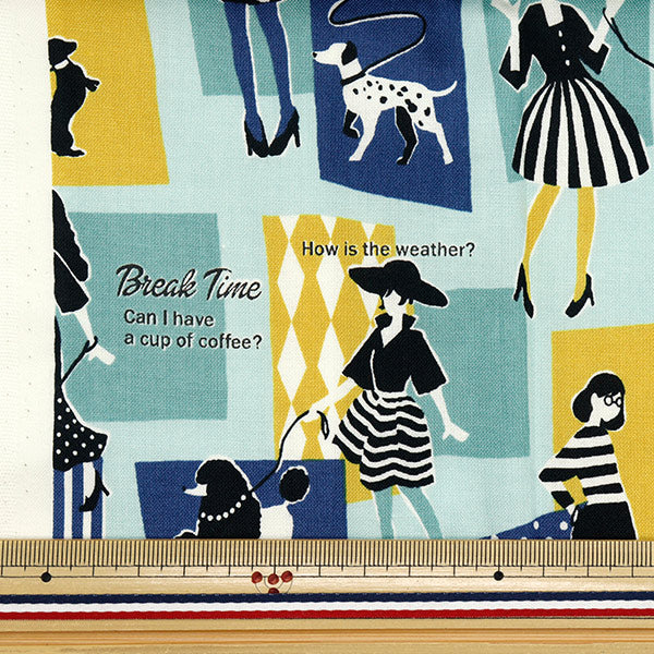 Fabric 『Sheeting UN/NO Cut Cloth Girls Approx. 110cm x 50cm C-NN2313-11C"