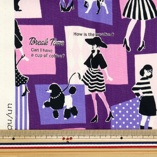 Fabric 『Sheeting UN/NO Cut Cloth Girls Approx. 110cm x 50cm C-NN2313-11D"