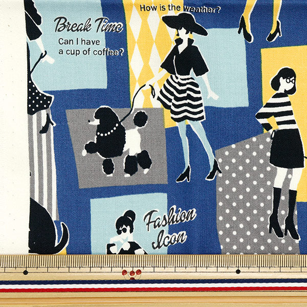 Fabric 『Sheeting UN/NO Cut Cloth Girls Approx. 110cm x 50cm C-NN2313-11E"