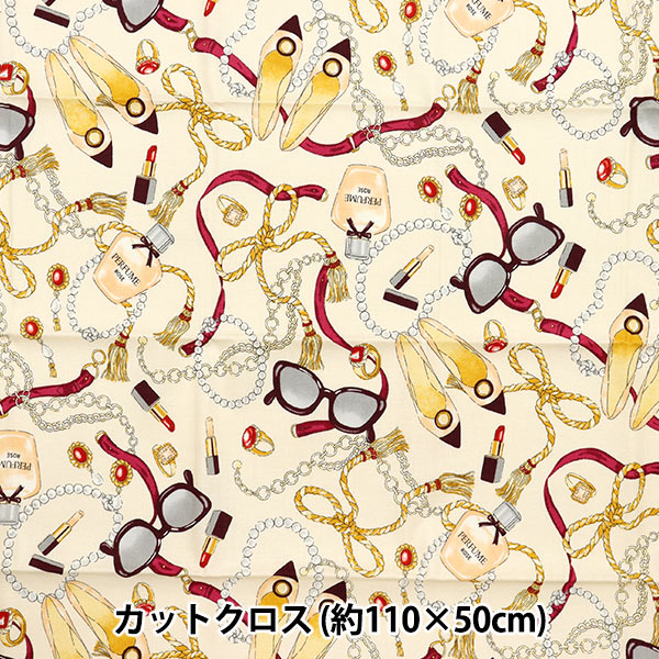 Fabric 『Sheeting UN/NO Cut Cloth Girls Approx. 110cm x 50cm C-NN2313-12A"