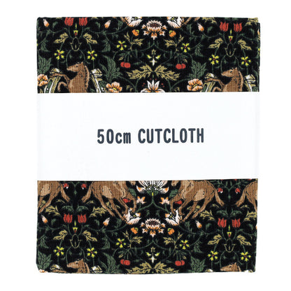 Fabric 『Sheeting horse flower Cut Cloth Approx. 110cm x 50cm Black C-AP55103-2E"