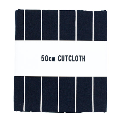 生地 『ブロード ユニフォームストライプ カットクロス 約110cm×50cm 紺×白 C-SP5400-H』