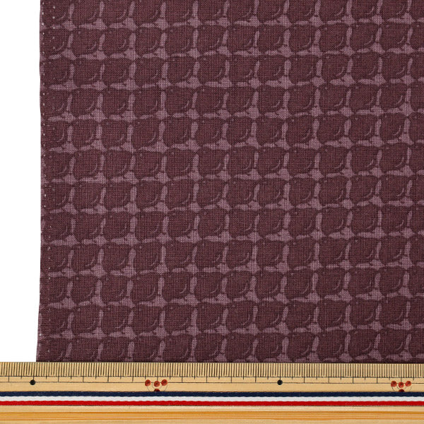 [Dalla quantità 5] Tessuto "Larghezza ampia fogli KOMON Plover Purple YZCP-008-PU” YUWA Yuwa Shoten