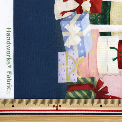 Fabric "Christmas tree panelCut Cloth Approximately 108cm x 73cm Blue C-DX10617L-B"