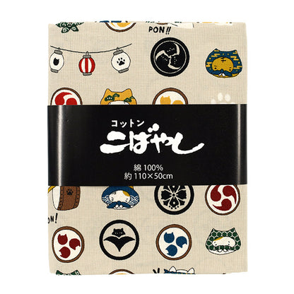 Tela 『láminas Gato de festival cortada Tela Aprox. 110 x 50 cm Kinari C-ACS1108-A"