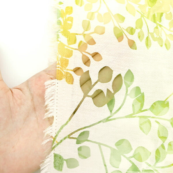 Ткань 『Опал Отрезанная ткань Примерно 110см200см Ботанический узор C-RAM-OB-N1"