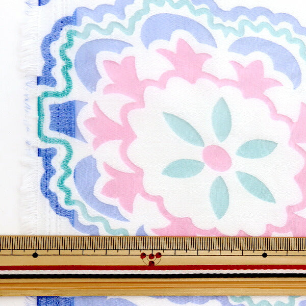 Ткань 『Опал Отрезанная ткань Примерно 110см200см Дамасский узор C-RAM-OB-N2"