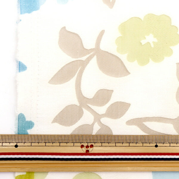 Tela 『Ópalo cortada Tela Aproximadamente 110 cm200 cm Patrón de plantas y pájaros C-RAM-OBR2421"