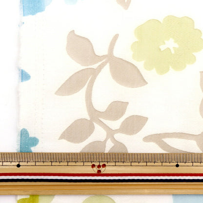 Tela 『Ópalo cortada Tela Aproximadamente 110 cm200 cm Patrón de plantas y pájaros C-RAM-OBR2421"