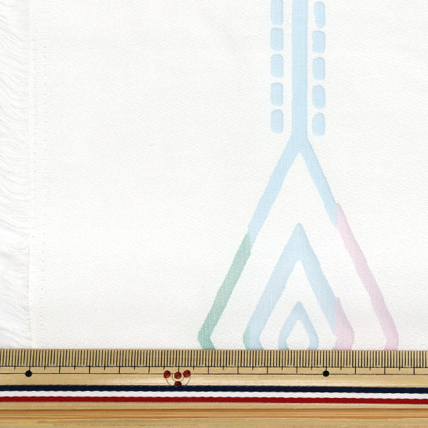 Tela "Ópalo" cortada Tela Aprox. 110 cm x 150 cm Patrón geométrico C-RAM-OB-2507"