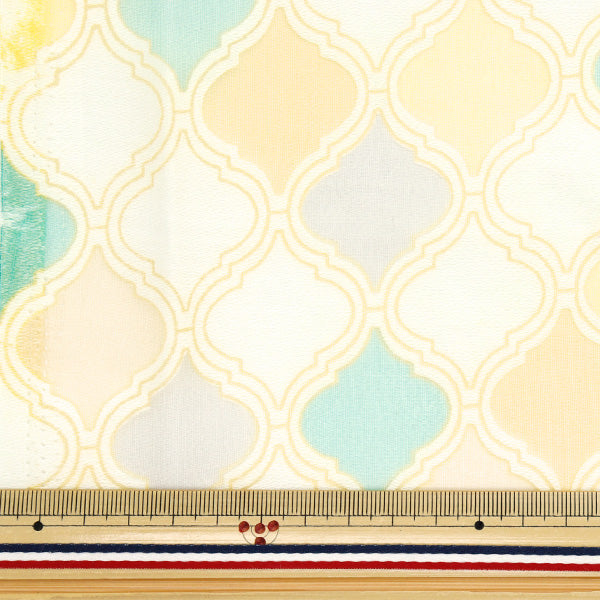 Tela "Ópalo" cortada Tela Aprox. 110 cm x 150 cm Patrón geométrico C-RAM-OB-2510"