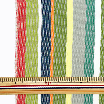 Tela 『Arruga de tela Rayas de tinte de hilo cortada Tela Aprox. 110 cm x 50cm C-KRTC-ST160"