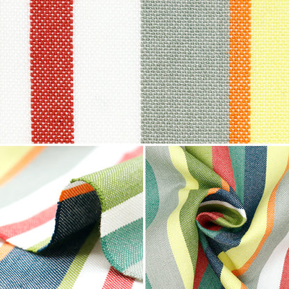 Tela 『Arruga de tela Rayas de tinte de hilo cortada Tela Aprox. 110 cm x 50cm C-KRTC-ST160"