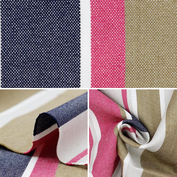 Fabric 『Fabric Wrinkle Yarn dye stripes Cut Cloth Approx. 110cm x 50cm C-KRTC-ST162"