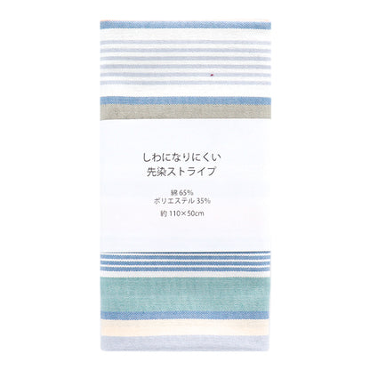 Tela 『Arruga de tela Rayas de tinte de hilo cortada Tela Aprox. 110cm x 50cm C-KRTC-ST164"