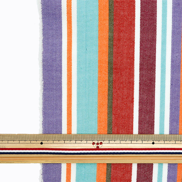 Fabric 『Fabric Wrinkle Yarn dye stripes Cut Cloth Approx. 110cm x 50cm C-KRTC-ST165"