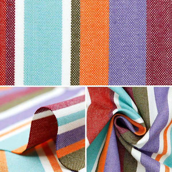 Fabric 『Fabric Wrinkle Yarn dye stripes Cut Cloth Approx. 110cm x 50cm C-KRTC-ST165"