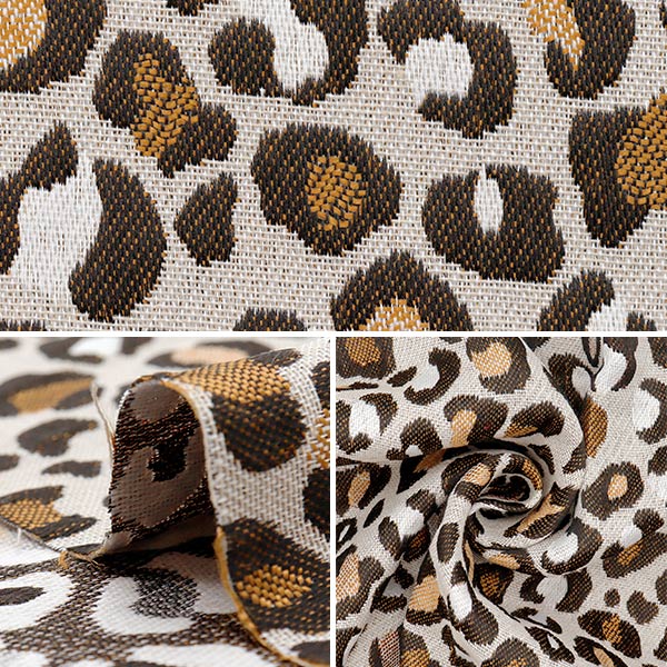 Tela "SafeCo Jacquard cortada Tela Puma aprox. 70cm x 50 cm C-Guepard Lin"