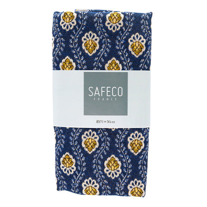 Fabric "SAFECO Jacquard Cut Cloth Tarascon Blue Approx. 70cm x 50cm C-TARASCON BL"
