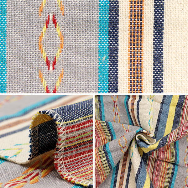 Fabric "India Mexican Dove Natural Cut Cloth Approx. 110 x 100cm C-1340-6"