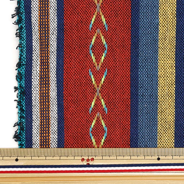 生地 『インド メキシカンドビーカラー カットクロス 約110×100cm C